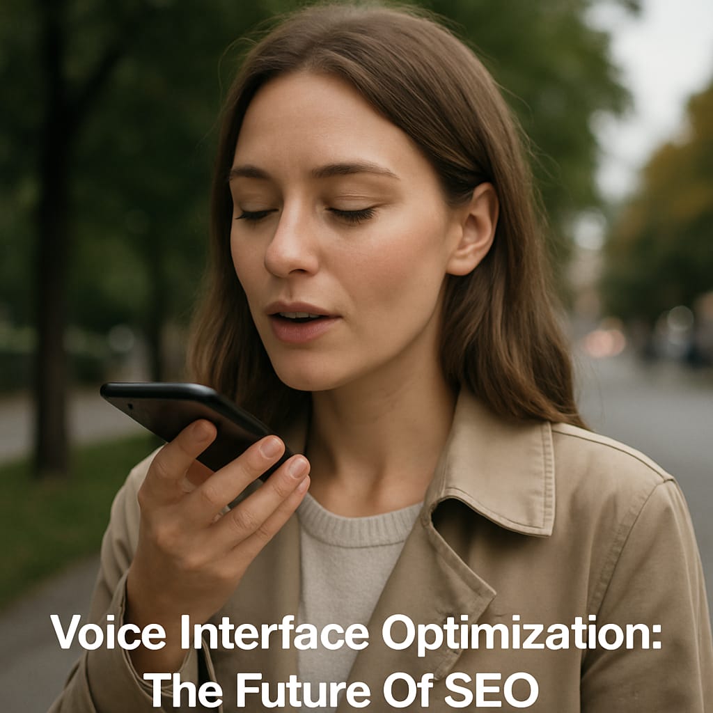 Voice Interface Optimization: The Future of SEO & User Experience